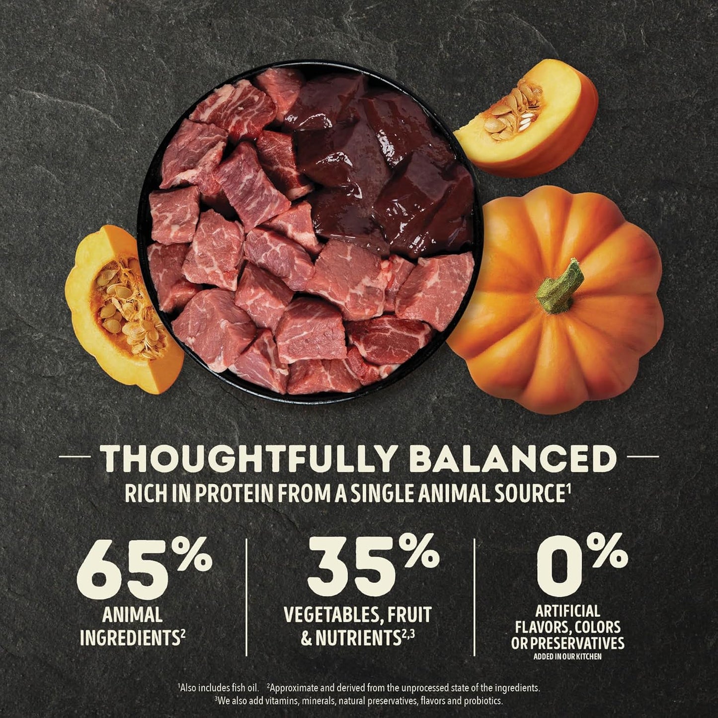 ACANA Singles Limited Ingredient Grain Free High Protein Dry Dog Food Beef & Pumpkin Recipe 22.5lb Bag