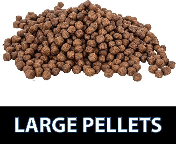 CrystalClear Platinum Fish Food, Premium Floating Pellets for Koi & Goldfish – Boost Growth, Color, and Wellness in Backyard Ponds & Water Gardens, 5mm Pellets, 2.2 Lbs