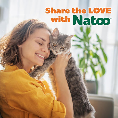 NATOO Cat Food Topper for Picky Eaters, Healthy Soft KittyTreat (Chicken, Sweet Potato & Broccoli) Wet Cat Meal with Gravy, High Protein, Limited Ingredient Adult & Kitten Food, 2.4 oz (Case of 20)