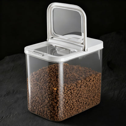 LivLab Mker Pet Food Storage Containers With Lids & Scooper - Dog Food Storage Container,12L/12KG/25LBS,BPA Free Airtight Storage Containers Store Dry Food For Kitchen Pantry