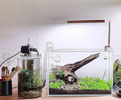 Ultra Clear Rimless Aquarium Tank 6-60 gallons Low Iron Glass (10GaI - Top Glass Canopy)