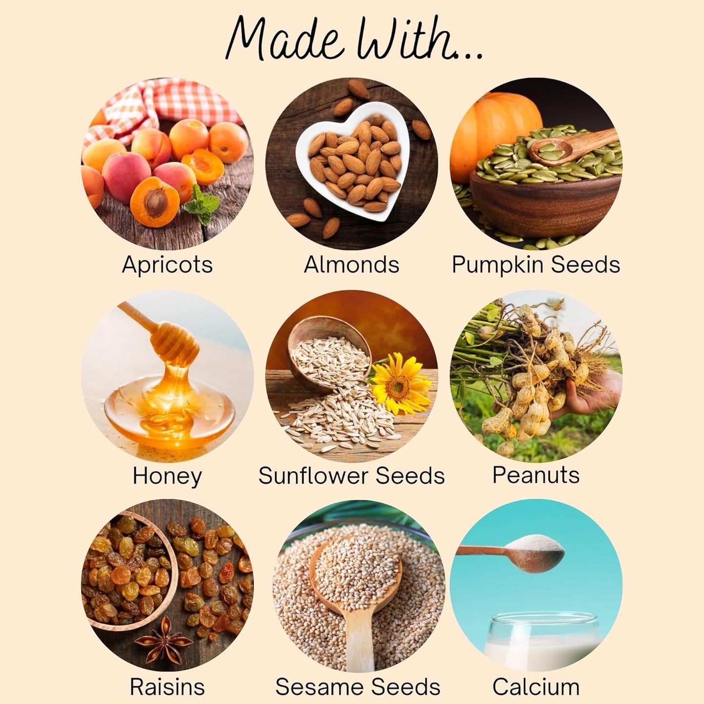 Exotic Nutrition Beneficial Blocks (10 oz.) - Healthy & Unique Supplemental Food with Nuts & Seeds for Squirrels