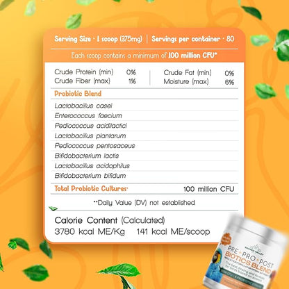 Parrot Probiotic, Prebiotic and Postbiotic, Pet Bird Supplies, Used with Water, Vitamins, Budgie Treats, Baby Parrot Formula, Parrot Medicine, Mix in Parrot Food