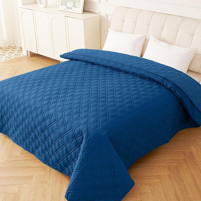 hyha Waterproof Dog Bed Blanket, Soft Pet Blankets, Waterproof Couch Cover for Dogs, Reversible Sofa Covers Washable for Furniture (68x82 Inch, Navy Blue/Navy Blue)