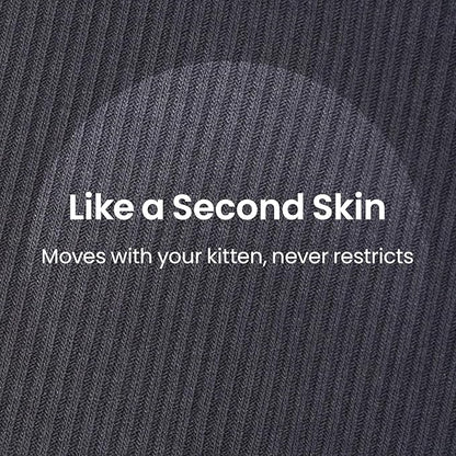 Sticky Hair Cat Clothes, Breathable & Lightweight, Reduces Shedding Fur Pajamas, Full Body Long Sleeve Surgical Bodysuit, Stop Licking & Shedding,Darkgrey,XL