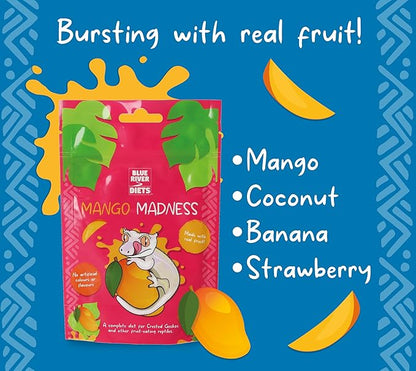 Crested Gecko Diet | Mango Madness | All Natural Low Fat Complete Gecko Food | 2.1oz