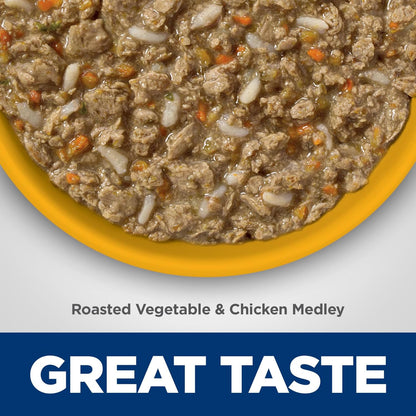 Hill's Science Diet Perfect Weight, Adult 1-6, Weight Management Support, Wet Cat Food, Chicken & Roasted Vegetables Stew, 2.9 oz Can, Case of 24