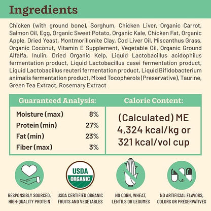 Primal Kibble in The Raw, Freeze Dried Dog Food, Chicken, Scoop & Serve, Made with Raw Protein, Whole Ingredient Nutrition, Crafted in The USA, Dry Dog Food 1.5 lb Bag
