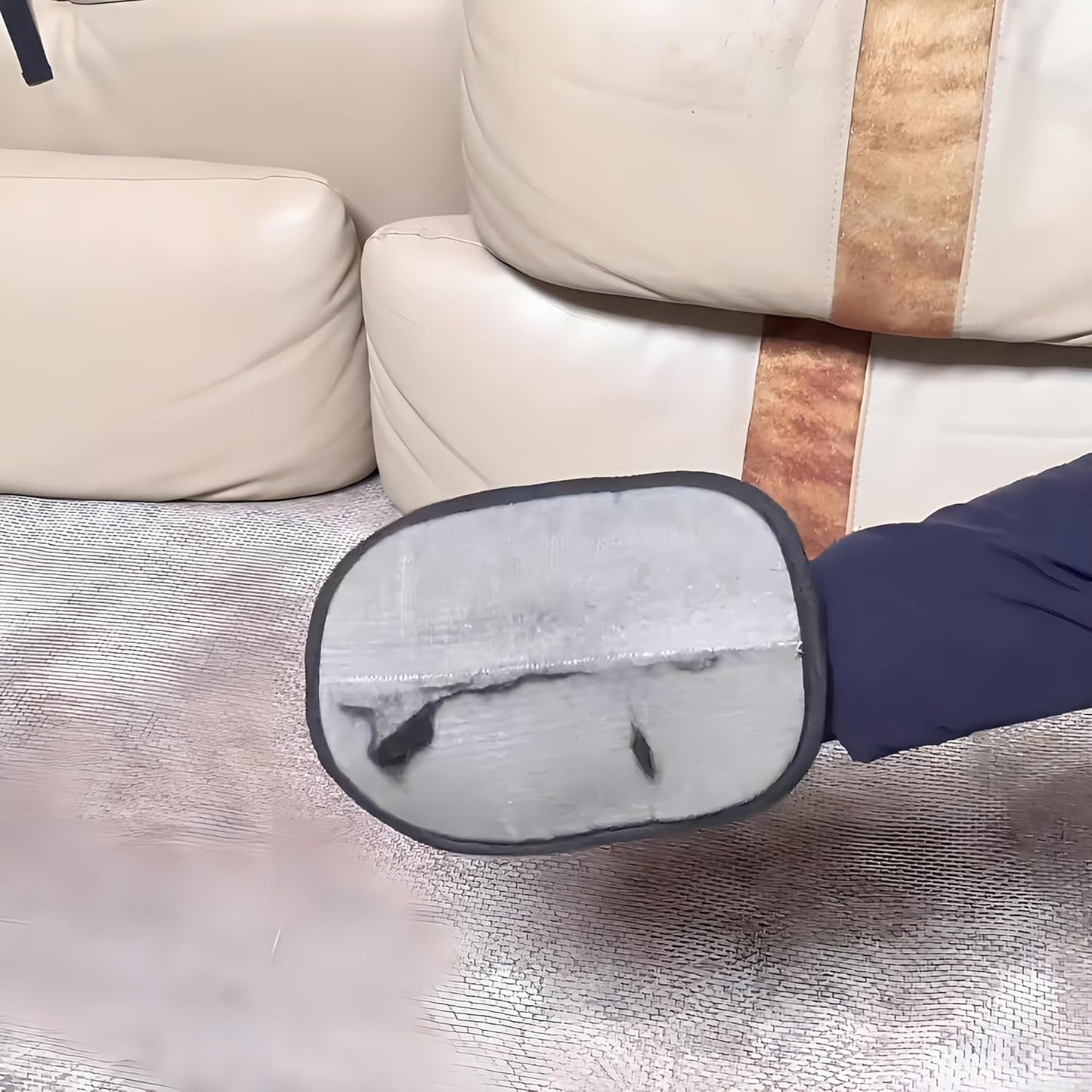 Yomi Pet Hair Remover Glove Electrostatic Double-Sided Grooming Removal Gloves for Cat Dog （2 Pcs