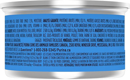Purina Pro Plan Wet Kitten Food, Flaked Ocean Whitefish and Tuna Entree - (Pack of 24) 3 oz. Pull-Top Cans