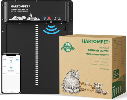 Premium Dried Black Soldier Fly Larvae for Chickens - 5LB High Calcium Supplement, Molting and Laying Support, Non-GMO & High-Protein Treats, Food for Wild Birds, Ducks, Reptile | Top Grade