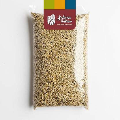Schoen Farms Sunflower Kernels & Chips – 10 lb Bag – Hulled Sunflower Hearts Bird Seed – Premium No-Mess Wild Bird Food for Chickadees, Finches & Jays