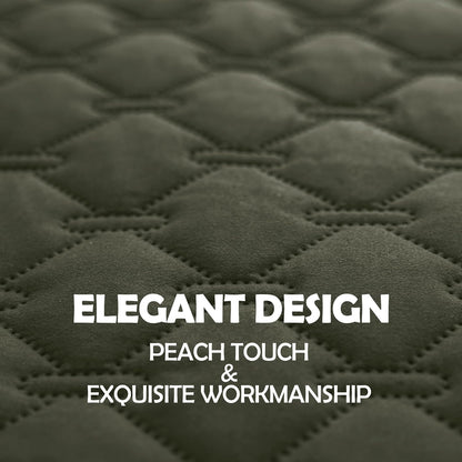 gogobunny 100% Double Sided Waterproof Dog Blanket Soft Pet Bed Cover Reversible Protect Furniture Couch Sofa Car for Puppy Cat Kids (Dark Olive/Light Olive, 30x80 Inch (Pack of 1))