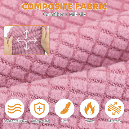 KOOLTAIL Cat Sweater for Sphynx - Soft Fleece Sweaters for Cats Only, Elastic Pet Clothes with Sleeves, Thick Winter Warm Cold Weather Apparel for Hairless Cat, Puppy Pajamas for Small Dogs, Pink S