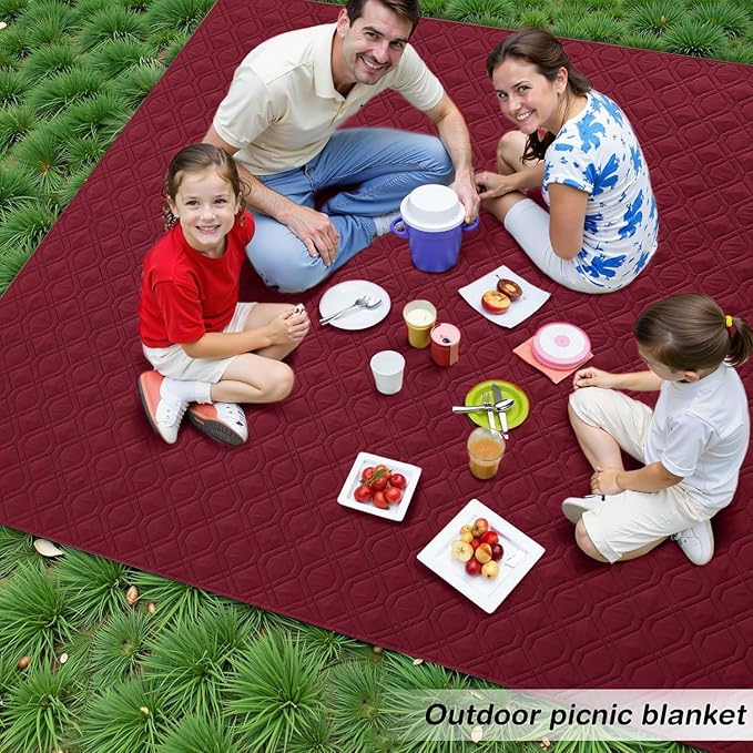 hyha Waterproof Dog Bed Blanket, Soft Pet Blankets, Waterproof Couch Cover for Dogs, Reversible Sofa Covers Washable for Furniture (52x82 Inch, Wine Red/Beige)