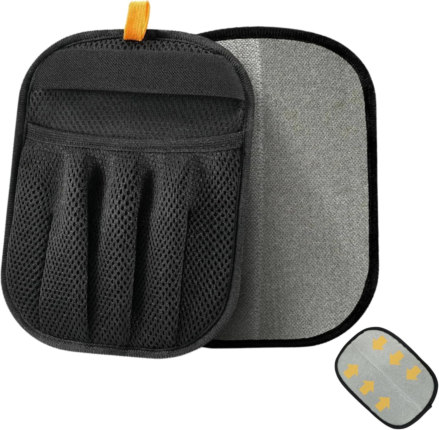 2 Pack Electrostatic Pet Hair Removal Gloves – Lint Cleaning Mitts for Cats & Dogs, Reusable Pet Hair Remover Glove for Furniture Couch Carpet & Car, Grooming & De-Shedding Glove for Pet Hair