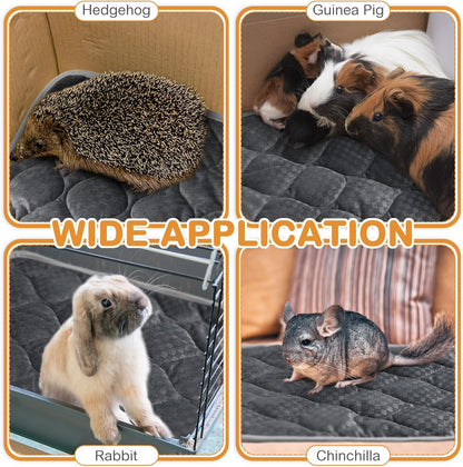 4 Pack Self Warming Cat Mat Self Heating Cat Pad Warm Thermal Pet Bed Washable Dog Crate Pad Body Heat Dog Bed Mat Blanket Non Slip Bottom for Outdoor Indoor Pets(Grey,20 x 28 Inch)