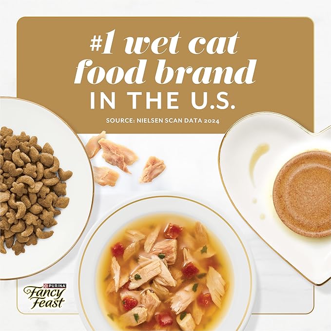 Fancy Feast Gems Pate Cat Food Mousse with Beef and a Halo of Savory Gravy Cat Food - (Pack of 8) 4 oz. Boxes