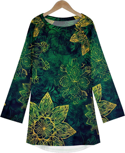 MARSVOVO Women Novelty Graphic Plus Size Sweater Crewneck Long Sleeve Cute Printed Loose Fit Casual Fall Sweaters Top