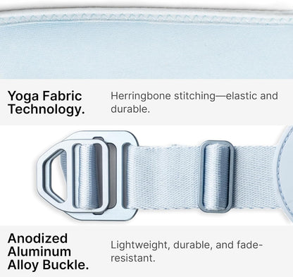 Ultra Comfortable Dog Harness Adjustable Soft Dog Vest, Alloy Buckle Closure Lightweight Stretchy Puppy Harness Step in for Small Sized Dogs Walking Training (Sierra Blue, L 18.9-20.8")