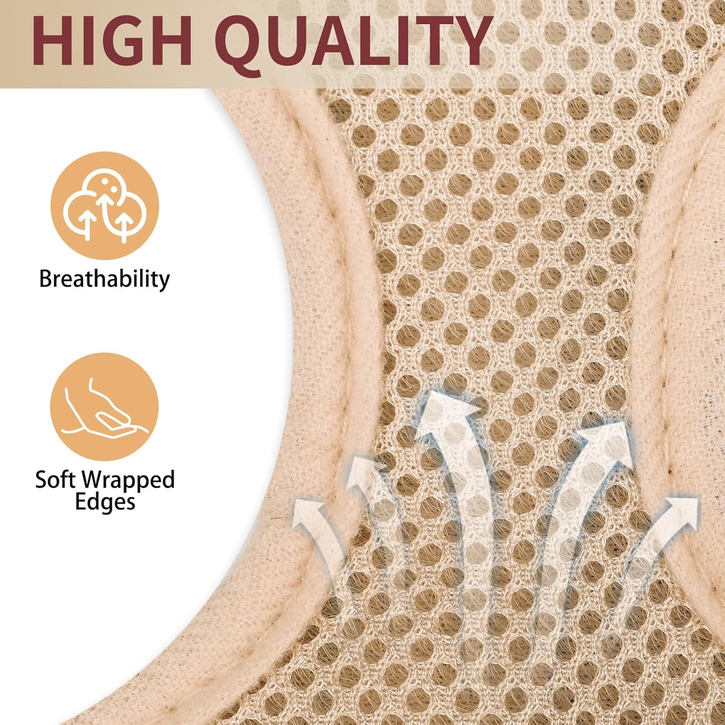 SCENEREAL Puppy Dog Harness with Leash Set for Small Medium Sized Dogs, Soft Mesh Step in Pet Harnesses and Leash, No Chock Plaid Adjustable No Pull Vest for Dogs Cats, Chihuahua,Bulldog (Beige S)