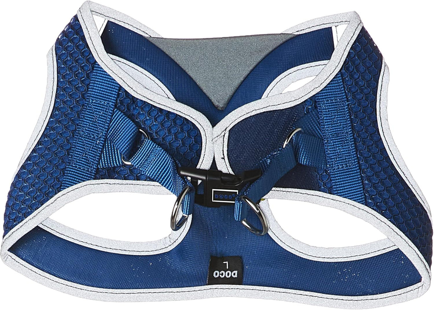 DOCO Dog Harness for Small Sized Dog - Athletica Adjustable, No Pull, No Choke, Puppy Vest Lightweight Air Mesh, Reflective, Puppy Essentials – Turquoise, Small (Chest 14.5"-15.5", Weight 6–10 lbs)