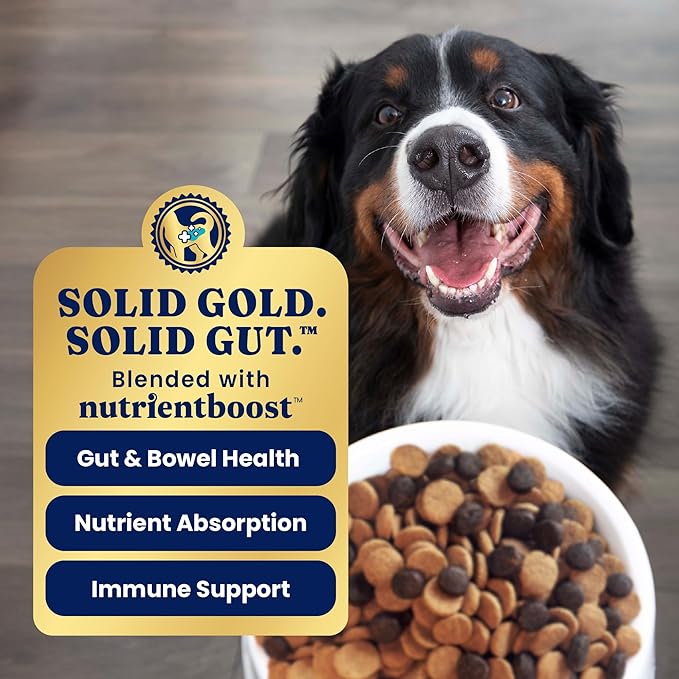 Solid Gold Healthy Weight Management Dry Dog Food for Adult & Senior Dogs - Real Chicken, Probiotics & Omega 3 Fish - Grain Free Dry Dog Food for Healthy Weight & Gut Health - Nutrientboost – 3.75LB