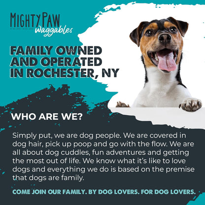 Mighty Paw Waggables Mighty Scoot (Made in USA) | Dog Digestive Support Anal Gland Chews. Anal Gland Scoot for Dogs. Beet Pulp & Pumpkin Fiber Supplements. Pet Bowel Gut Health (120 Count)