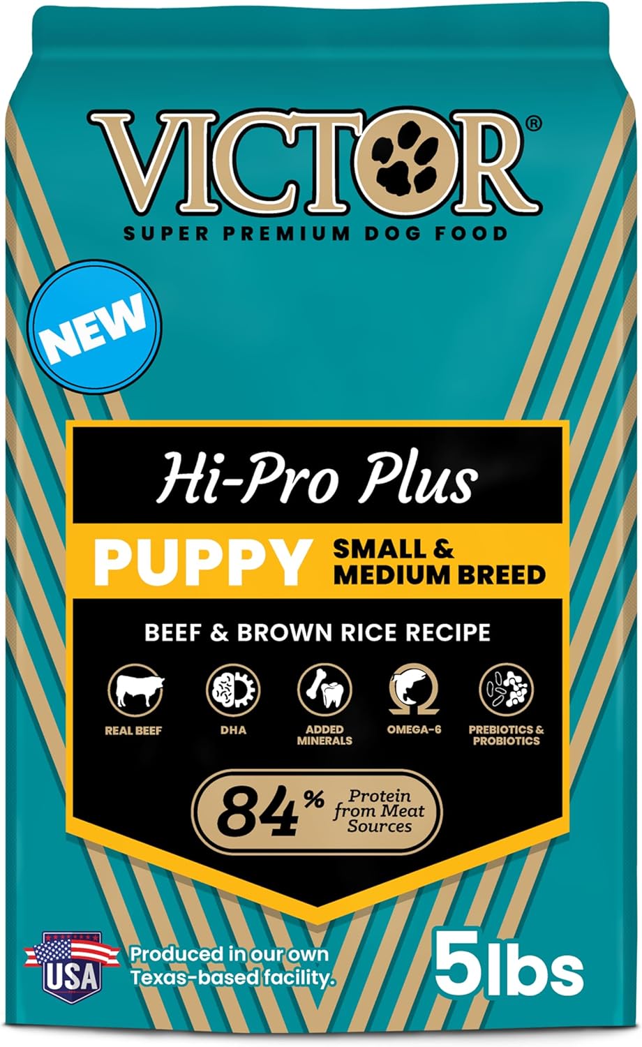 VICTOR Classic - Hi-Pro Small & Medium Breed Puppy, 5-lb