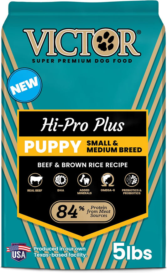 VICTOR Classic - Hi-Pro Small & Medium Breed Puppy, 5-lb