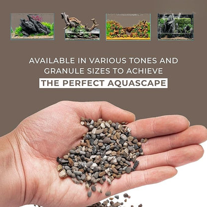 Ultum Nature Systems Controsand Santa Fe Aquarium Gravel (3L) - Small Pebbles for Fish Tank - Planted Aquarium Rocks - Fish Tank Substrate - Aquarium Pebbles - Versatile Fish Tank Stones