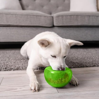 Outward Hound Large Snoop Interactive Treat Dispensing Dog Toy, Puzzle Ball Slow Feeder for Medium to Large Dogs, Mint-Scented for Mental Stimulation & Boredom Relief, BPA-Free, 5-Inch, Green