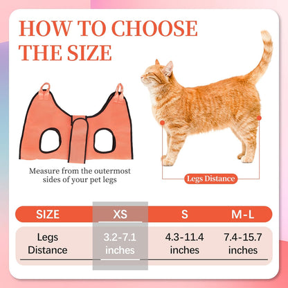 PatiencET Dog Grooming Hammock, Pet Grooming Hammock for Cats & Dogs with Security Strap, Dog Sling for Nail Trimming with Nail Clippers/Trimmer, Nail File, Pet Comb(XS)