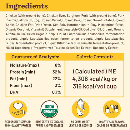 Primal Kibble in The Raw, Freeze Dried Dog Food, Puppy Recipe, Scoop & Serve, Made with Raw Protein, Whole Ingredient Nutrition, Crafted in The USA, Dry Dog Food 9 lb Bag