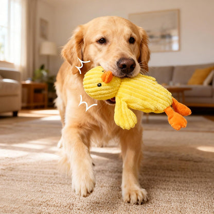 Prime Pets Dog Toys, 5 Pack, Plush Dog Squeaky Toys, No Stuffing Bodies, Crinkle Animals Pet Toy for Small Medium Large Dogs, Puppy Chew Toy to Keep Them Busy