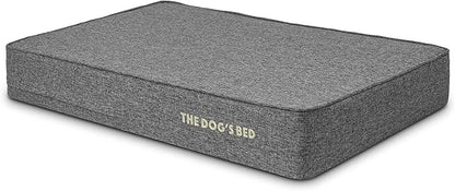 The Dog’s Bed Orthopedic Memory Foam Dog Bed, Large Grey Linen, Pain Relief for Arthritis, Hip & Elbow Dysplasia, Post Surgery, Lameness, Supportive, Calming, Waterproof Washable Cover