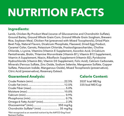 IAMS Proactive Health Large Breed Adult Dry Dog Food Lamb & Rice Recipe, 30 lb. Bag