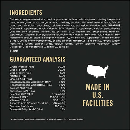 Purina Pro Plan Sport Performance 30/20 Chicken and Rice Formula High Protein Dog Food - 6 lb. Bag