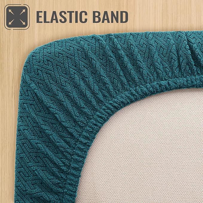 Nanbowang Waterproof Dog Bed Replacement, Washable Pet Pillow Cover, Quilted, Lovely Puppy Bed for Dog/Cat (35X44X6, Green)