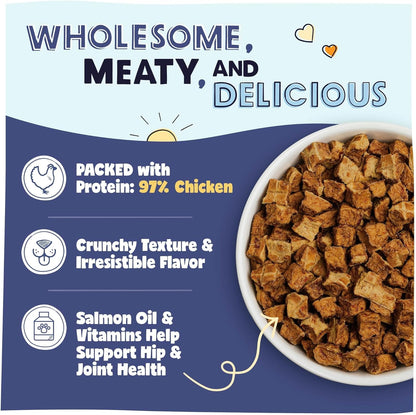 Pawstruck Air Dried Dog Food with Real Chicken, Grain Free, Made in USA, Non-GMO, Vet Recommended, High Protein Limited Ingredient Full-Feed, All Breeds & Ages, 2.5oz Trial Bag