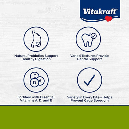 Vitakraft Menu Premium Rabbit Food - Alfalfa Pellets Blend - Vitamin and Mineral Fortified