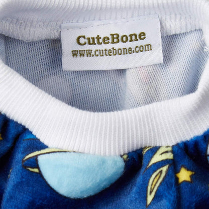 CuteBone Small Dogs Outfit Soft Puppy Onesies Pjs Dog Pajamas Pet Coat Cat Apparel Comfy Doggie Jumpsuit Bodysuit for All Seasons P16XXL