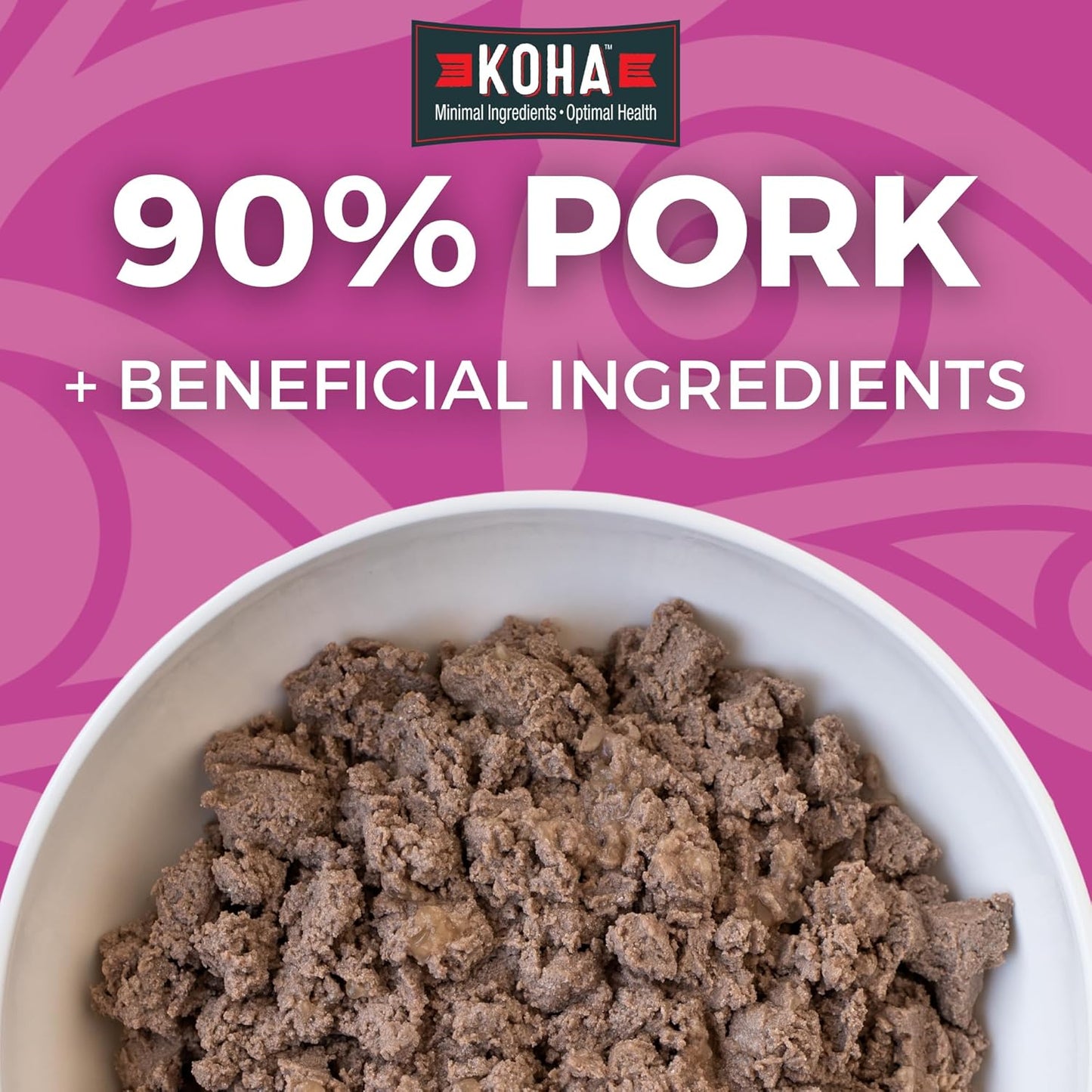 KOHA Limited Ingredient Diet Pork Entrée for Dogs- Sensitive Stomach Canned Dog Food - High Protein, No Fillers Pate Dog Food - 13 oz Pack of 12