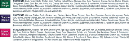 Blue Buffalo Wilderness High Protein, Natural Adult Pate Wet Cat Food Variety Pack, Chicken, Salmon, Duck 3-oz cans (24 Count- 8 of Each Flavor)
