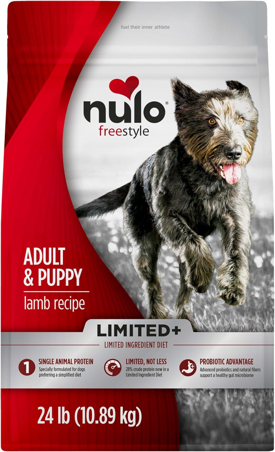 Nulo Freestyle Limited Ingredient Lamb Recipe Dry Kibble Dog & Puppy Food, 24 Pound Bag