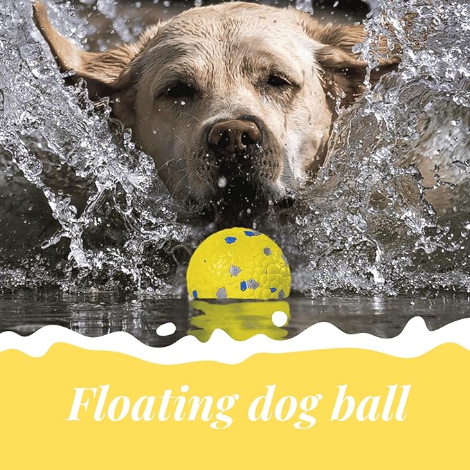 Indestructible Dog Ball Toy for Aggressive Chewers,Floating Toy,Durable Balls,Interactive Chew Ball for Dogs,(1ball)