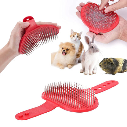 Allazone 13 PCS Small Animal Grooming Supplie, Nail Clipper and Trimmer, Pet Hair Remover Comb, Small Animal Massage Brush Double-Sided Comb and Toothbrush for Dog Bunny Rabbit Hamster