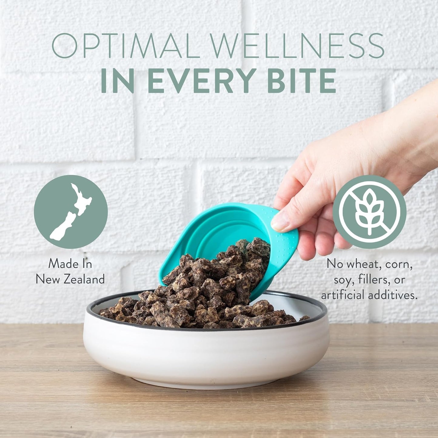 The New Zealand Natural Pet Food Co Wild Venison - Air Dried, Toppers, High Protein, Natural Limited Ingredient Recipe Dry Dog Food - 3.5 oz