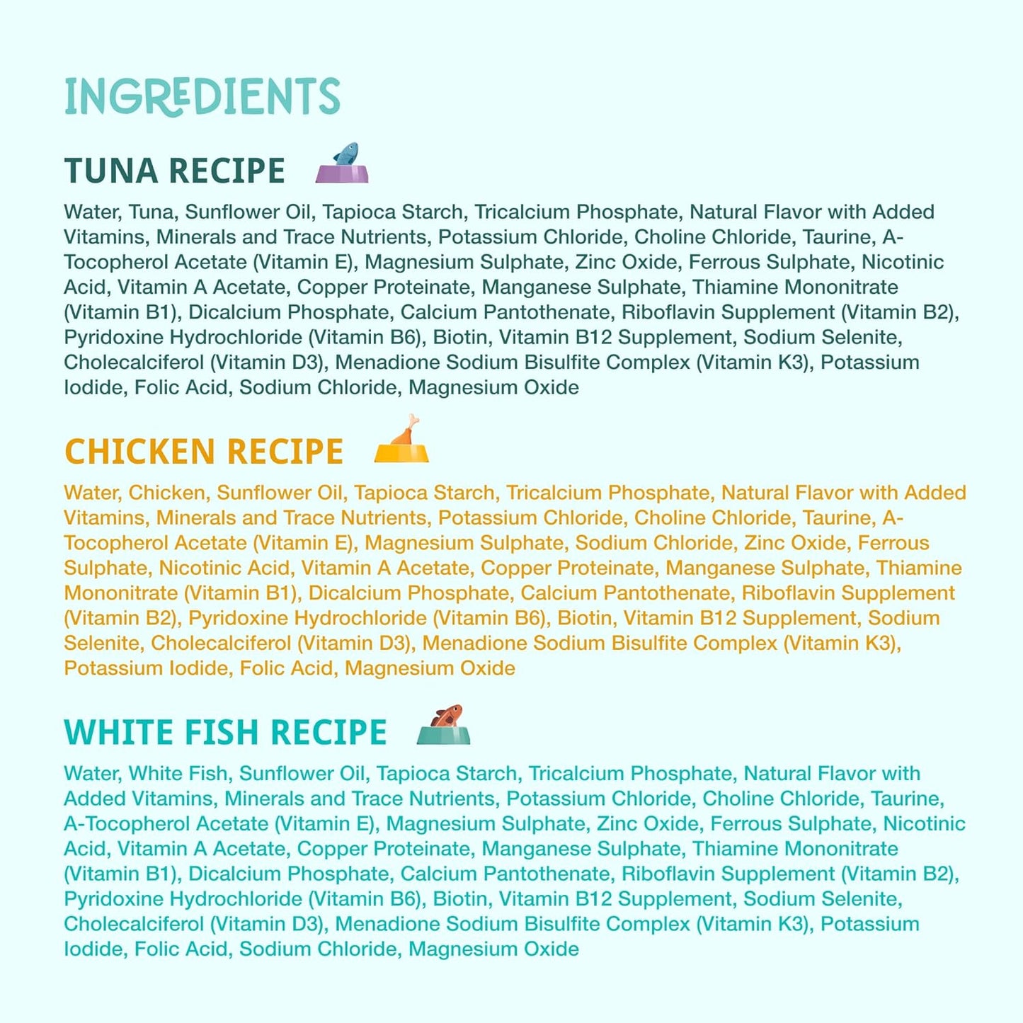 LOVE, NALA - Single Protein Flaked Wet Cat Food Variety Pack - Chicken, Tuna & White Fish - Natural, Hydration Broth, Grain-Free, Human-Grade Protein, Non-GMO, No Gums, No Carrageenan-2.8 oz,12 Cans