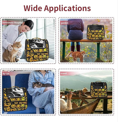 Dog Carrier Backpack for Small Pets - Cat & Dog Backpack for Hiking, Camping or Travel, Halloween 3